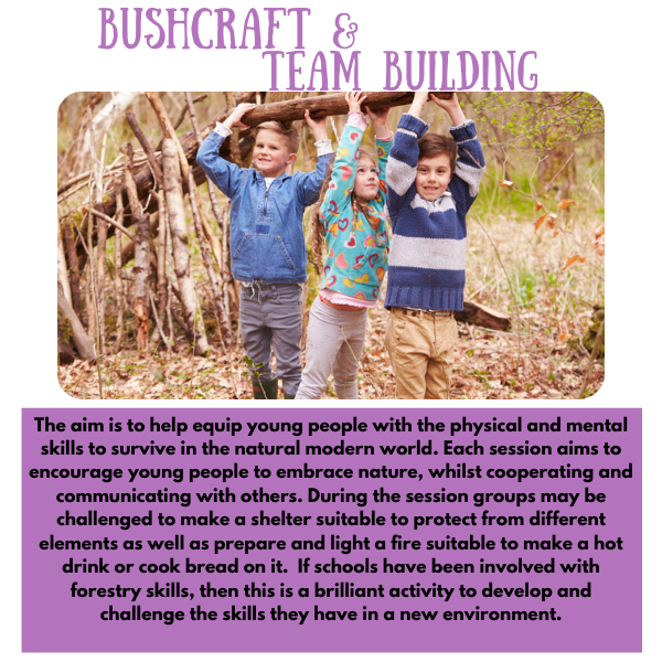 About bushcraft and team building HAF