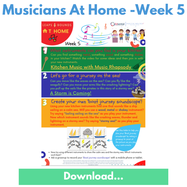 Musicians At Home EYFS Week 5