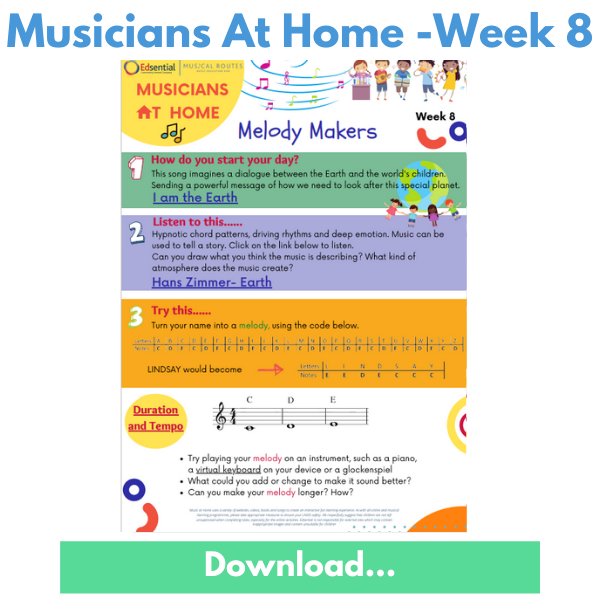Musicians At Home KS2 Week 8