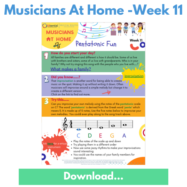 Musicians At Home EYFS Week 11...