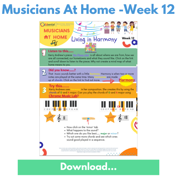 Musicians At Home EYFS Week 12...