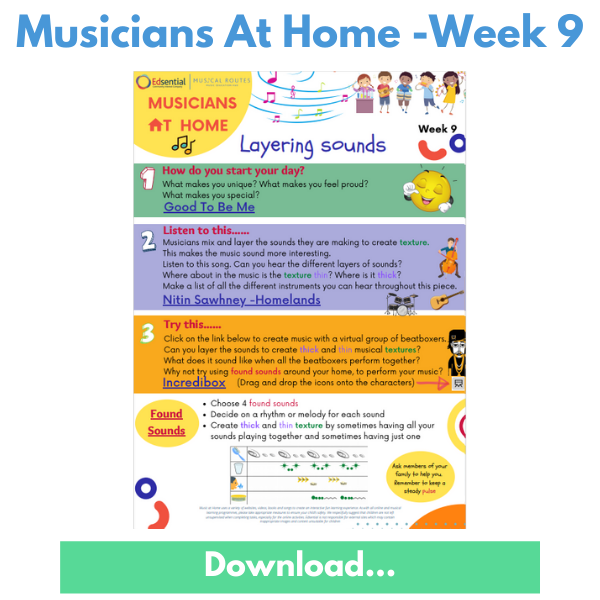 Musicians At Home EYFS Week 9