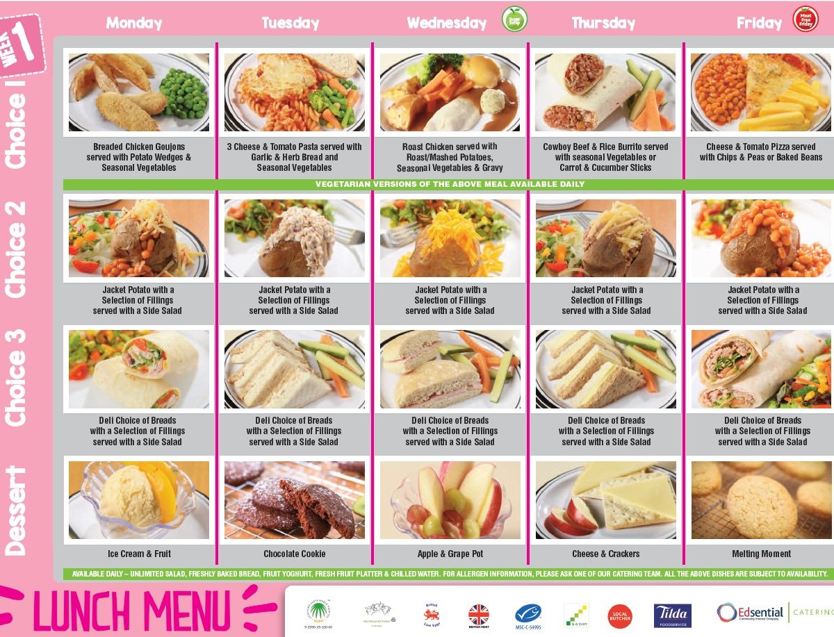 Sample 2425 menu week1