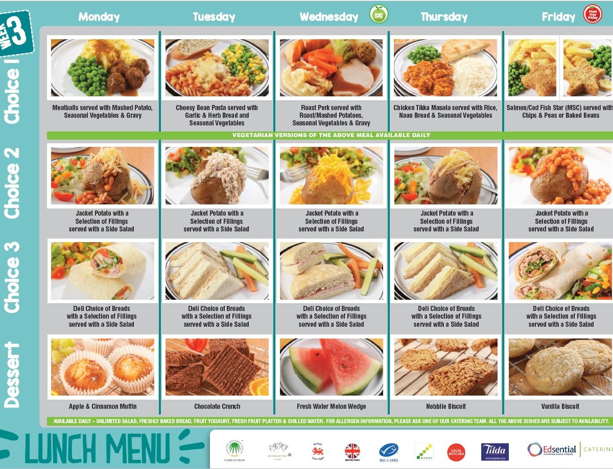 Sample 2425 menu week3